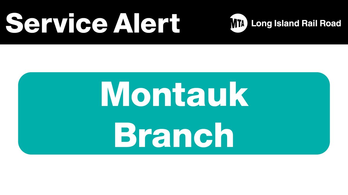 There are scattered delays on the Montauk Branch due to switch trouble at Babylon. See mta.info or use the TrainTime app for the latest updates.