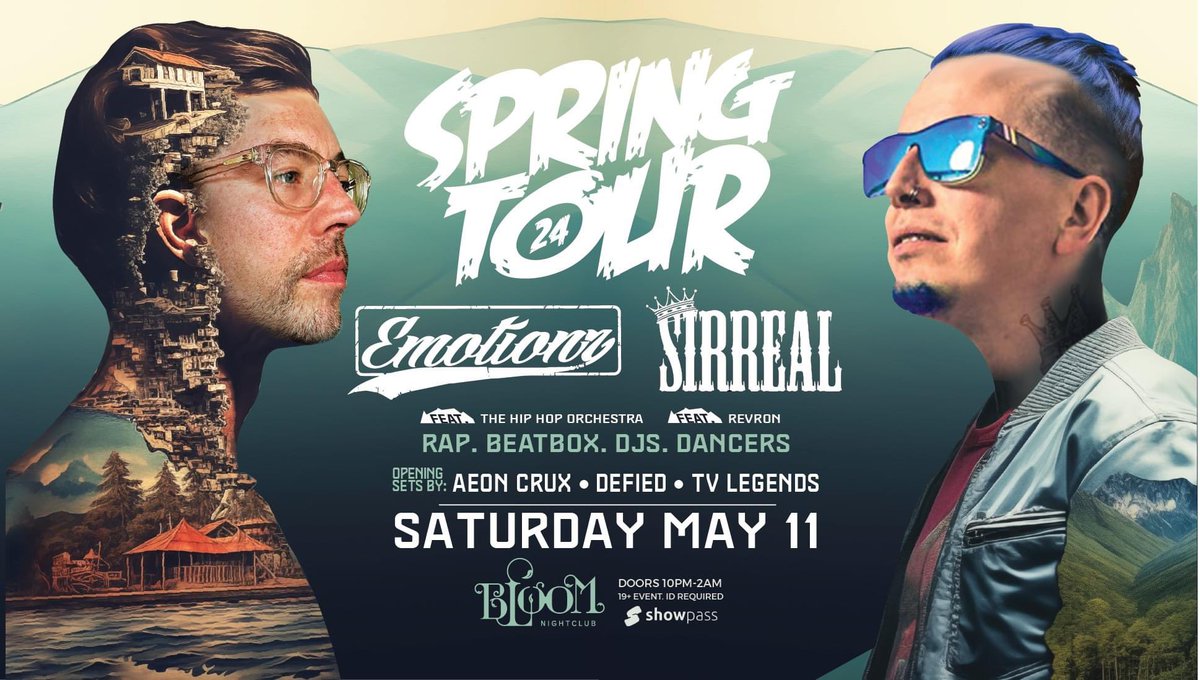 This Saturday we’ll be lacing it up for the final show of our Spring Tour 24 out in Nelson at the amazing @BloomNightclub 🎤 🎶 🔊