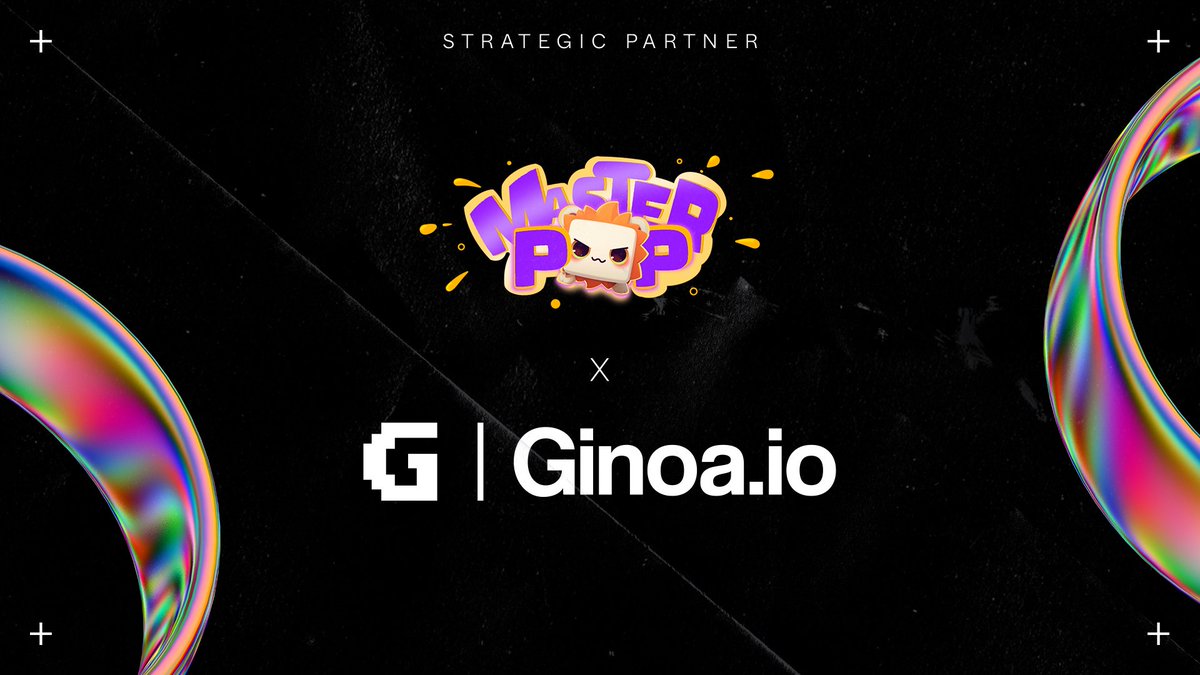 Partnership Announcement: Ginoa X MasterPop 🎉 Exciting news! Ginoa and MasterPop have joined forces, bringing together AI, NFTs, Metaverse, and blockchain gaming! 🎁 Celebrate with us and grab a chance at 30 exclusive MasterPop beta test whitelist spots! 💎 Don't miss out