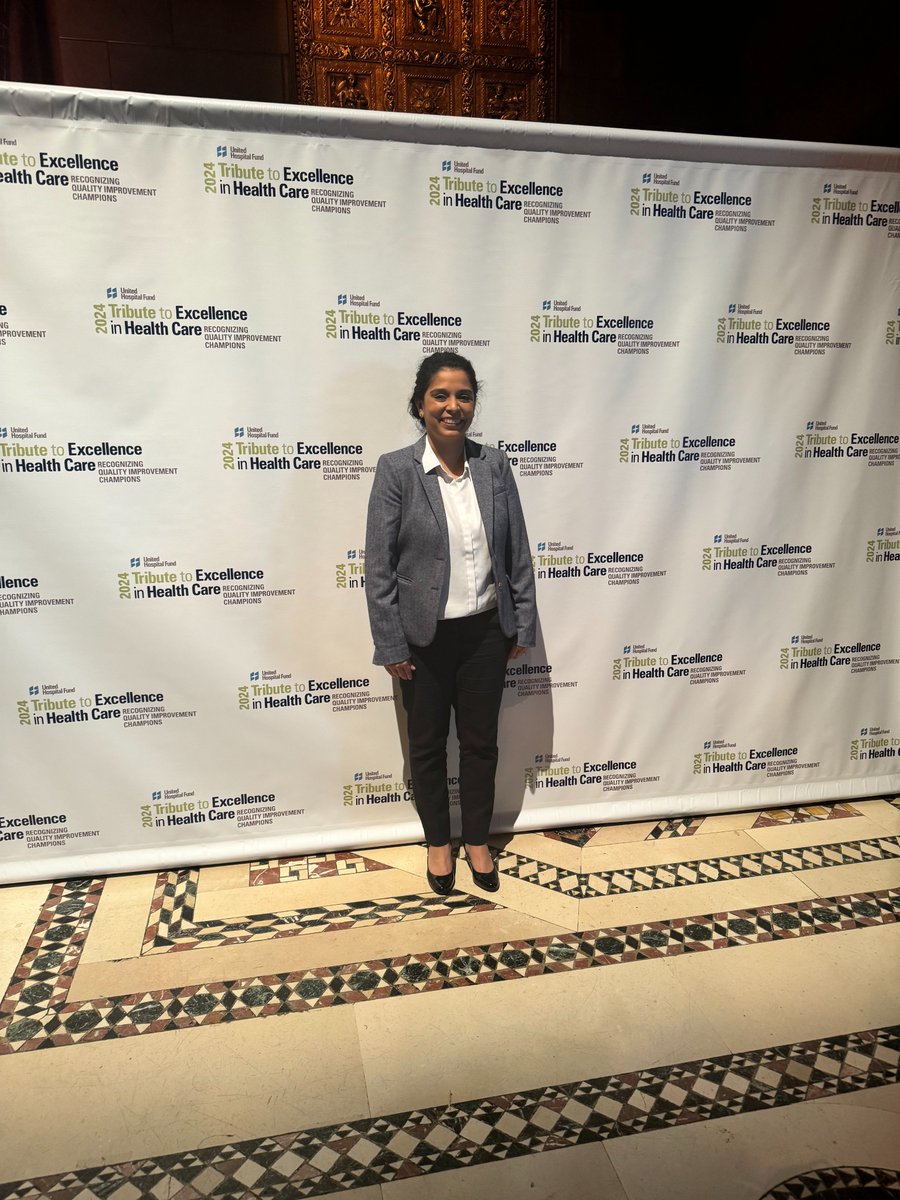 Congratulations to Dr. Tasrina Khan for being honored at the @UnitedHospFund 2024 Tribute to Excellence in Health Care Awards. Thank you Dr. Tasrina Khan for tirelessly serving our clients with compassion and excellence.