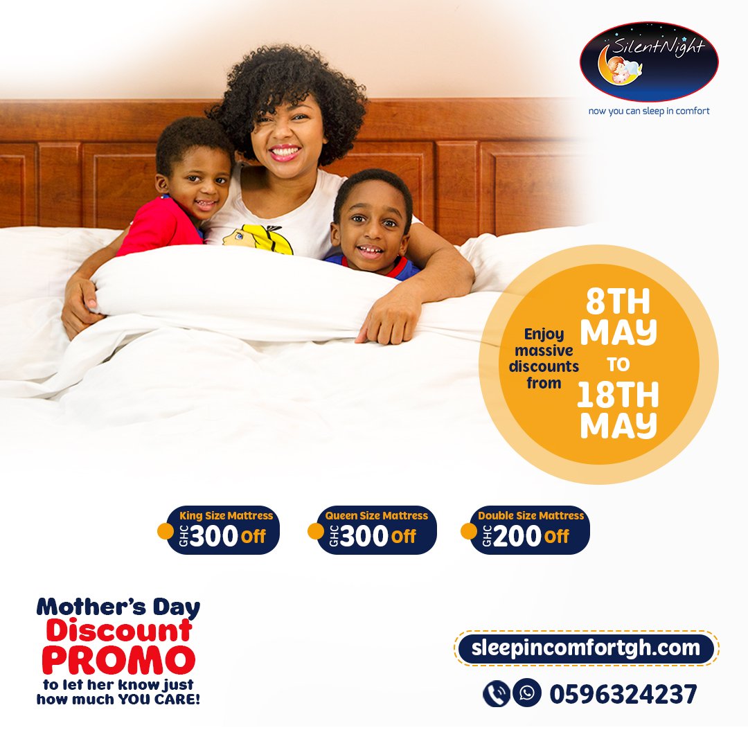 Why don’t you pamper your mum this Mother’s Day with one of our luxury orthopaedic mattresses with features including, pocket springs, quilted pillow top and multiple layers of memory foam to ensure she has great sleep every night - cos she is worth it.
#sleepincomfort #mattress