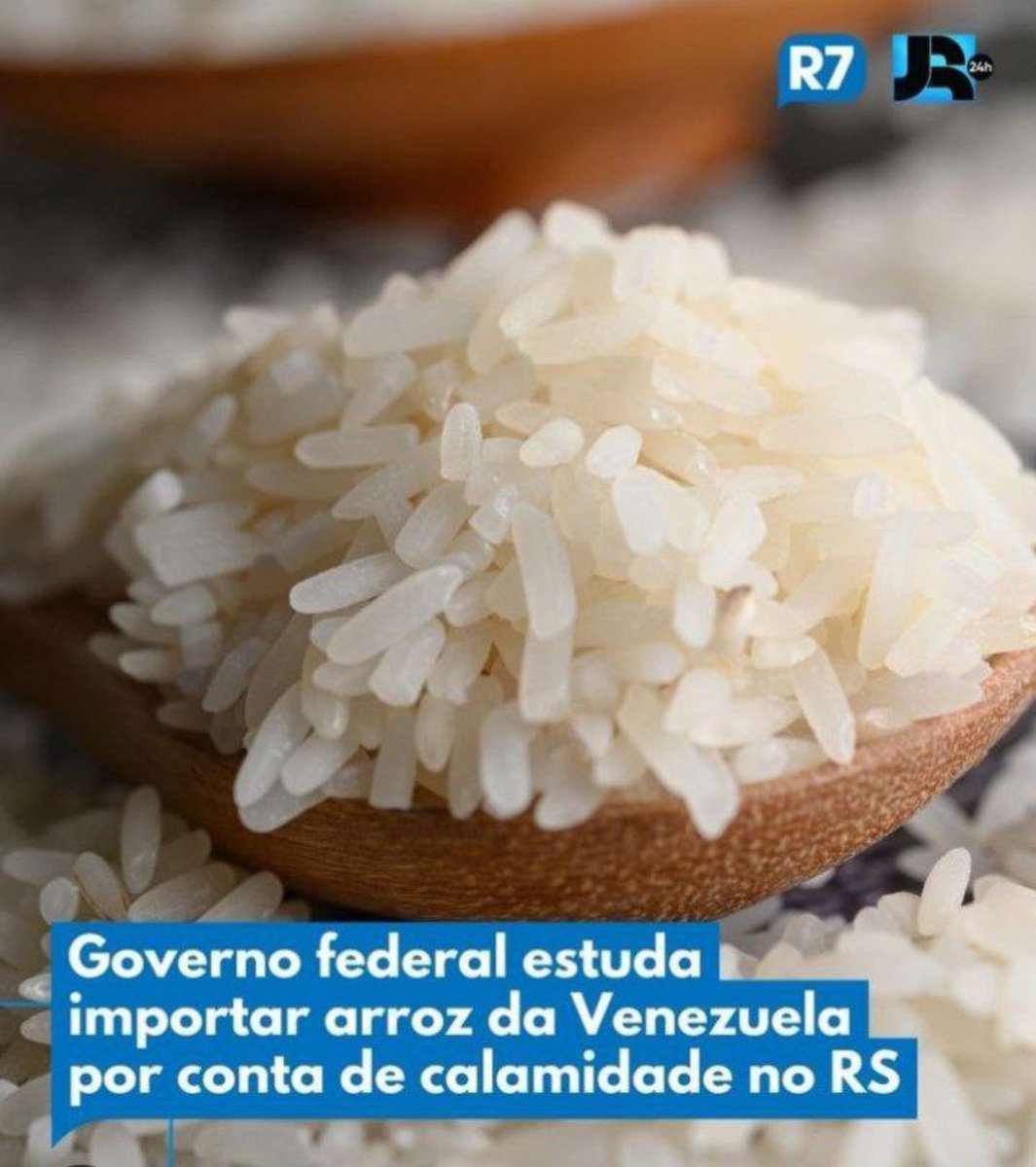 Eu tô ficando maluco, ou o Governo tá vendendo arroz pra Venezuela a preço de banana pra agora importar a preço de ouro? Tem parada errada aí irmão.