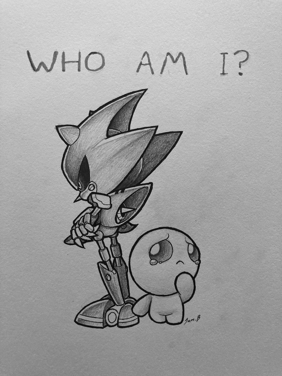 You ever make something that’s just like “only I could come up with something this dumb”?

#thebindingofisaac #tboi #SonicTheHedgehog #metalsonic #crossover #Pencildrawing