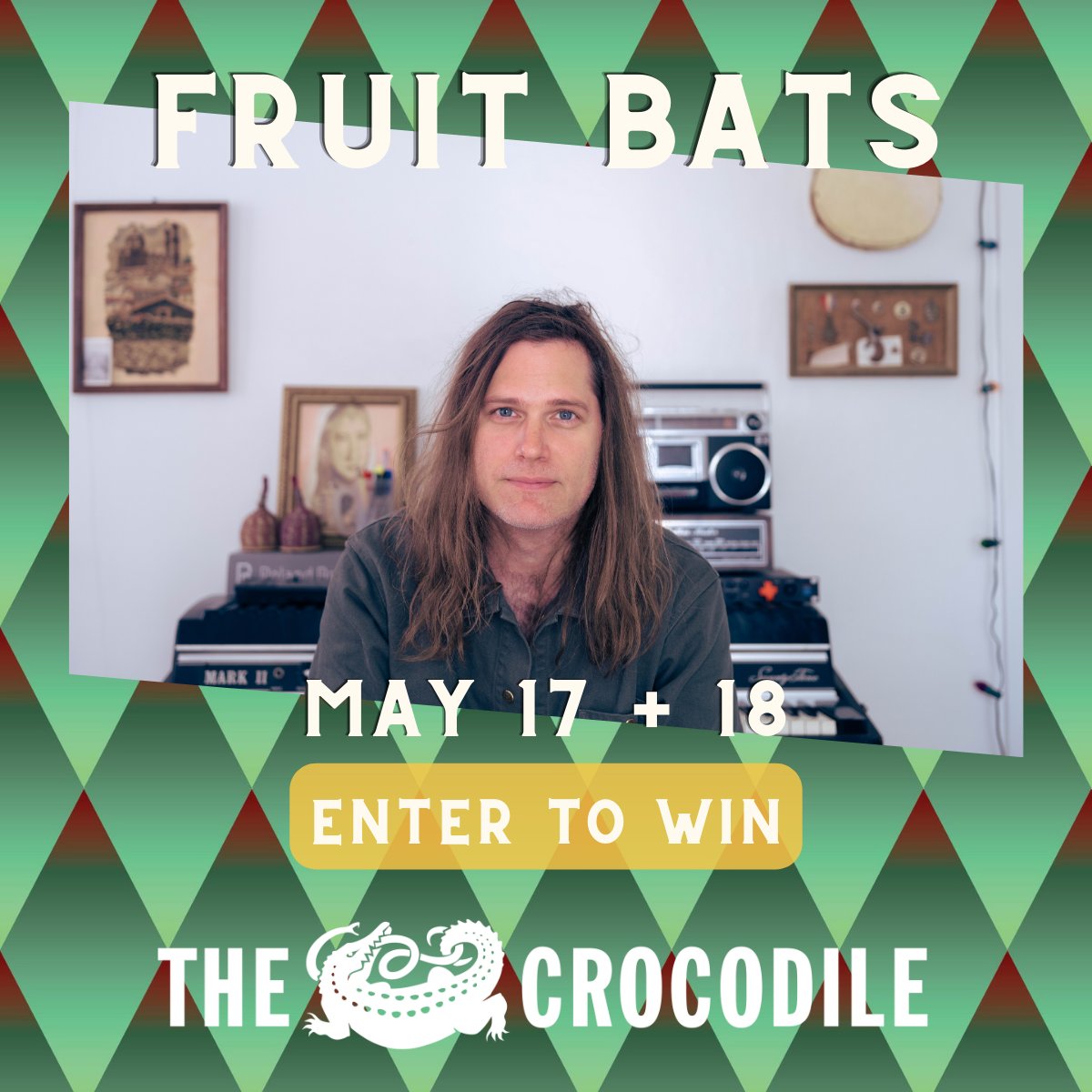 Fruit Bats, David Nance & Mowed Sound are taking over The Crocodile on May 17th and 18th. Don't miss these unforgettable nights – secure your tickets now! t.dostuffmedia.com/t/c/s/142439