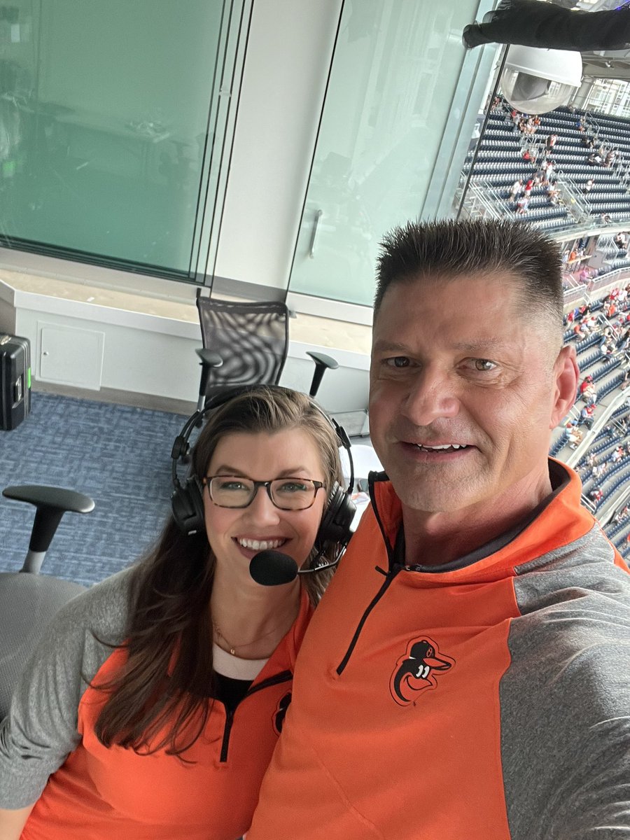 #LetsGeauxOs @Orioles looking to bounce back against the @Nationals here in DC. #Orioles have not been swept in 102 consecutive series….thats on the line tonight! Join me and @MelanieLynneN rite now on @masnOrioles #Birdland