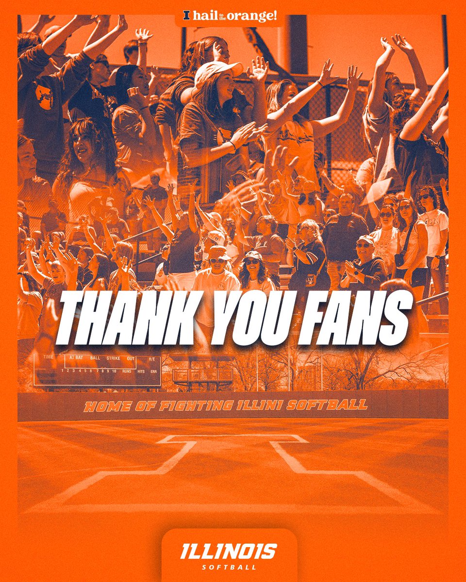 HUGE thanks to the best fans 🔸🔹 🗣️ I-L-L #Illini | #HTTO