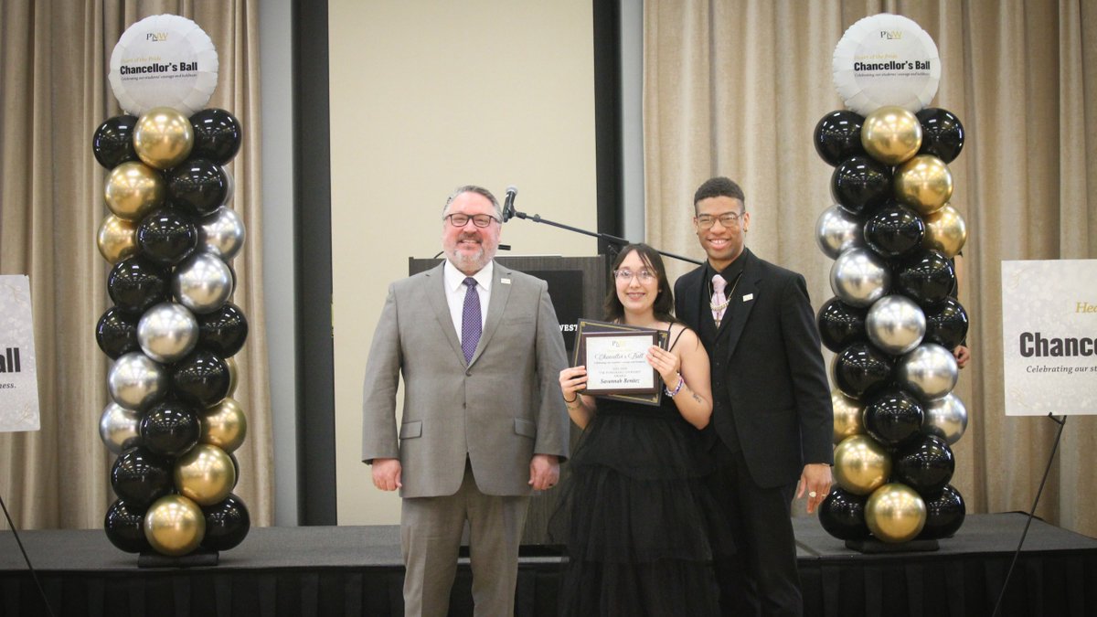 Last month, several PNW students and student organizations were recognized for their on-campus leadership, accomplishments and impact during the 2023-24 academic year at PNW’s second annual Chancellor’s Ball! 🎉 Congratulations to the nominees and winners: bit.ly/4dK3np5