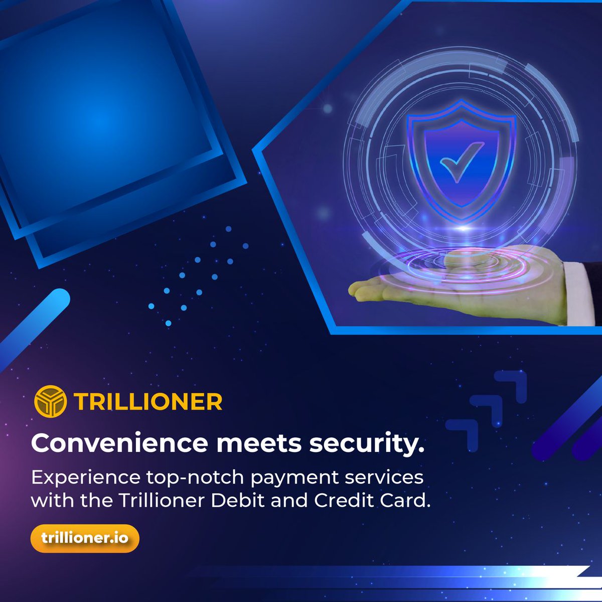 Convenience meets security. Experience top-notch payment services with the Trillioner Debit and Credit Card. 

#TLC #Trillioner #cryptocurrency #cryptonews #cryptotrading #Blockchain #metaverse #blockchainnews #BlockchainInnovation