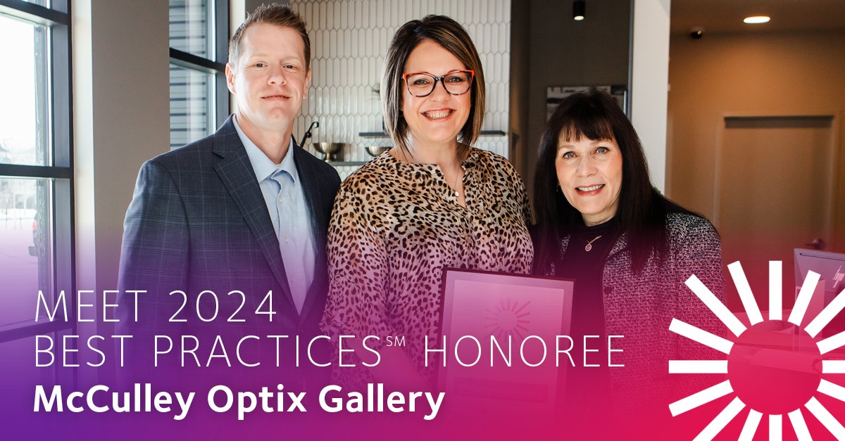 Meet 2024 #BestPractices Honoree McCulley Optix. Practice owner Dr. Melissa McCulley is committed to providing her patients with an unmatched experience by staying on top of the latest trends in technology. Learn more about this practice: optixgallery.com