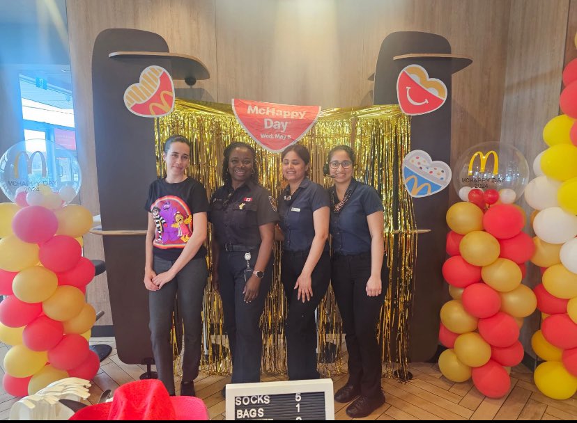 ✅ Brampton Fire and Emergency Services proudly joined in and volunteered for #McHappyDay! ❤️ We were at multiple locations across Brampton, helping to raise funds for RMHC charities. A big thank you to everyone who supported! 🔥🍔 @McDonaldsCanada @RMHToronto ^JD