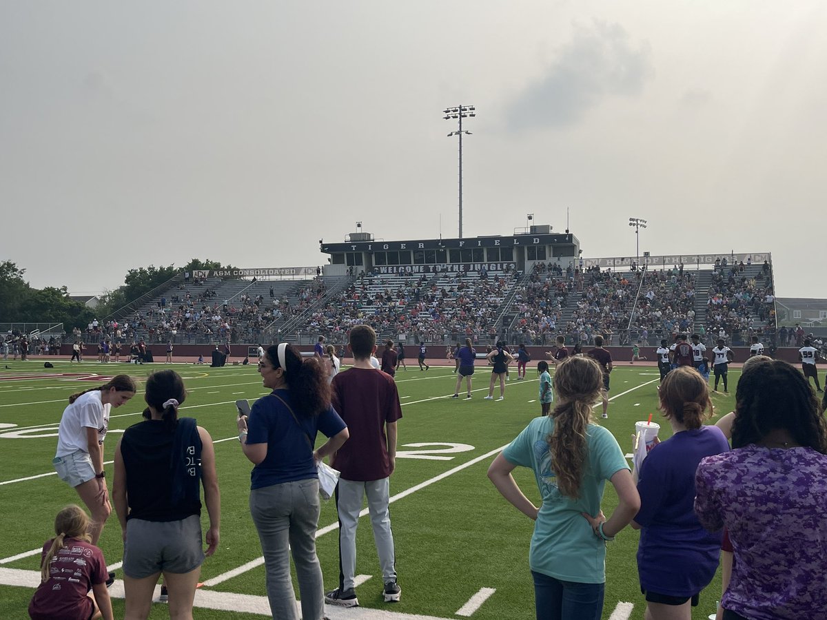 Awesome night with the @CSISD Little Olympics!
