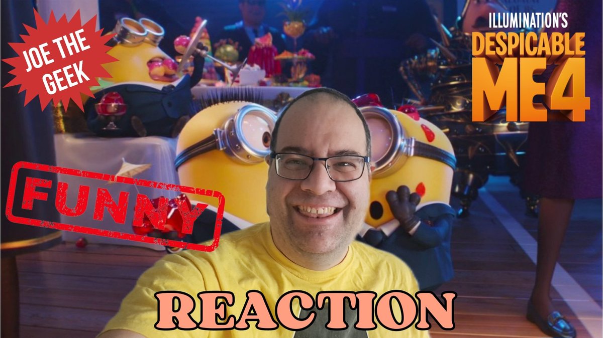 New Despicable Me 4 trailer!!! 😲😲♥️♥️♥️ #joethegeekreactions #despicableme4 #trailerreaction #reactionvideo #trailerreactions #movietrailers #upcomingmovies #despicableme #minions #gru #illumination #joethegeek