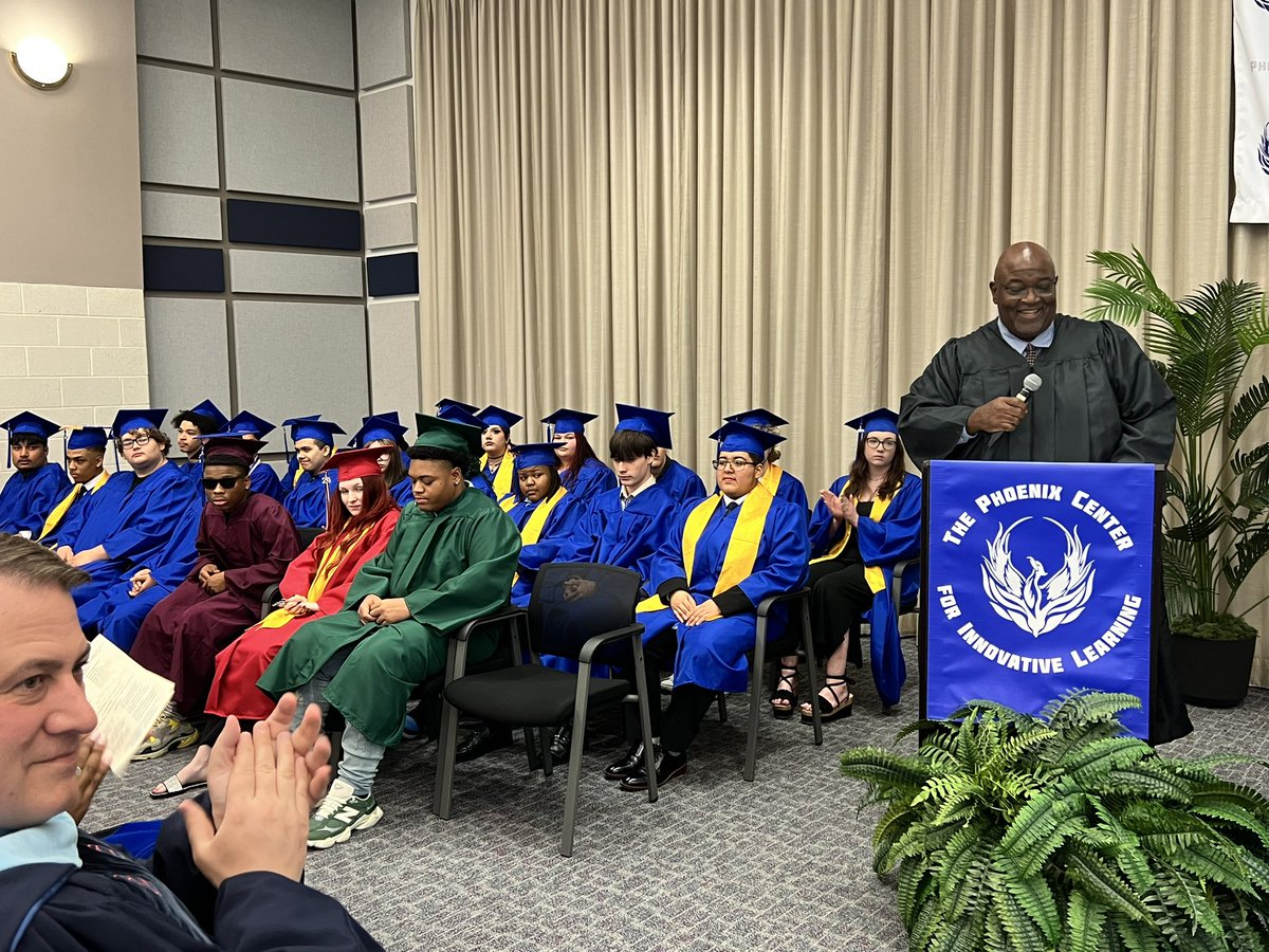 First graduation of the season! Congratulations @PhoenixCenterf1 graduates- we are so proud of you! @SCPSchools #ElevateStafford