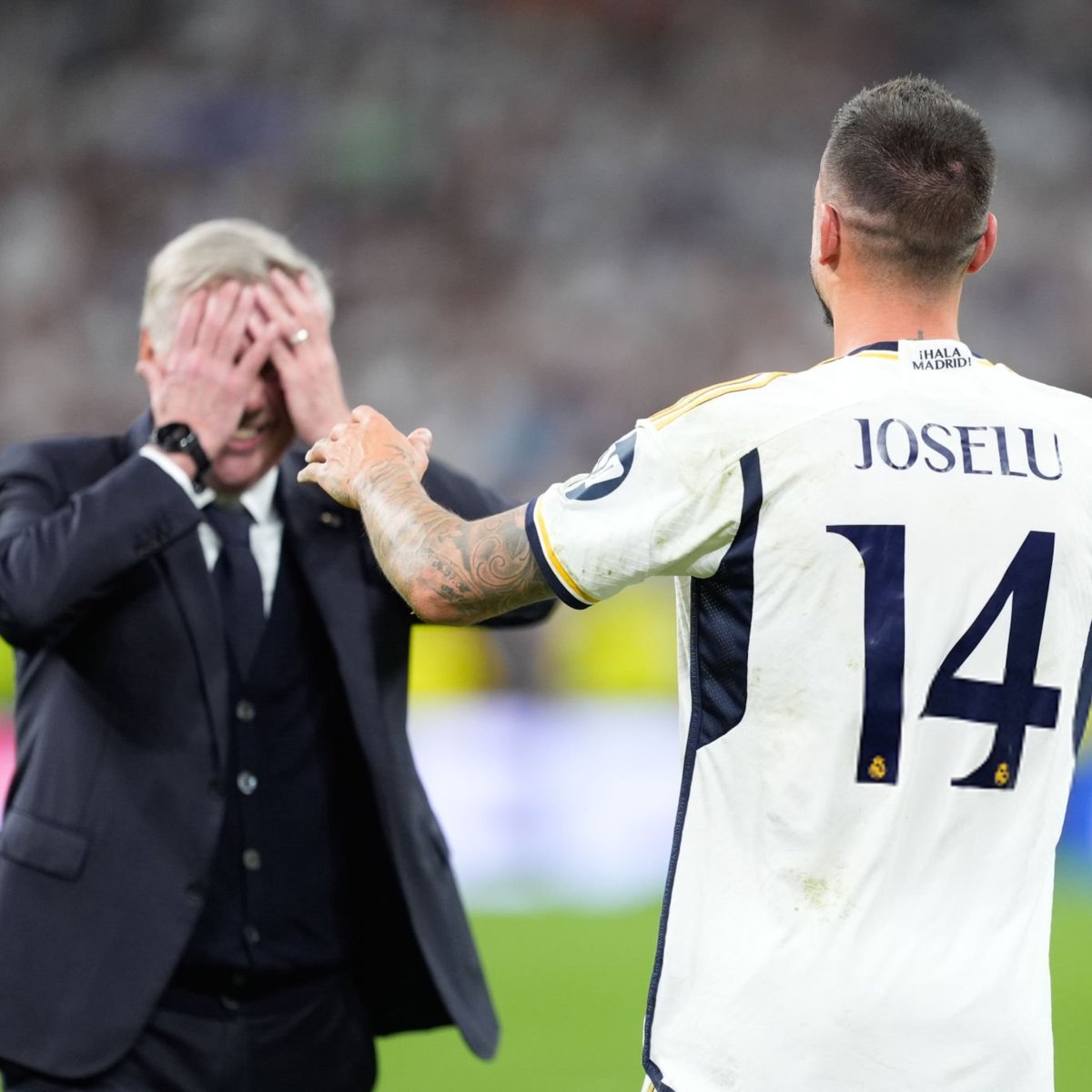 Carlo Ancelotti’s reaction says it all 🤣🤍