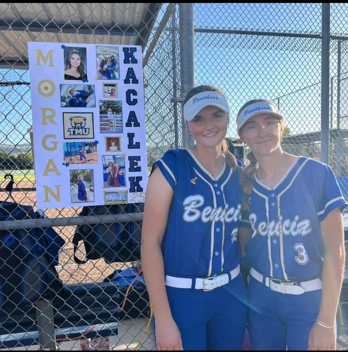 MorganKacalek's tweet photo. Secured the league title last night on senior night with a league record of 7-1.  Looking forward to division playoffs next week! Having a blast finishing out the season with these girls! @KaityNichols26 @Cal_Nuggets @TMUSoftball @CSA_Athletes @westcoastpreps_ https://t.co/YoolmZ6PBV