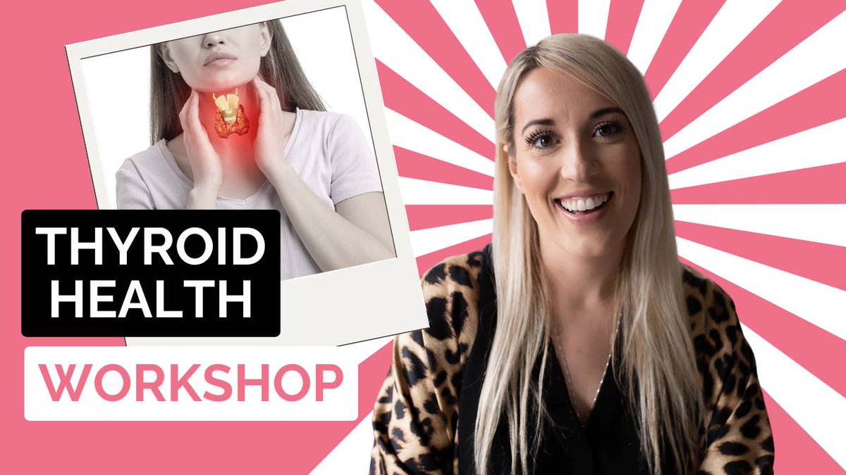 Struggling with thyroid issues? You're not alone! Join me for The Thyroid Health Workshop and learn how to support your thyroid naturally. Don't miss out, secure your spot now! Limited spots available.
amber-romaniuk.mykajabi.com/thyroid-health…  
#ThyroidHealth #WellnessWorkshop #EmpowerYourHealth