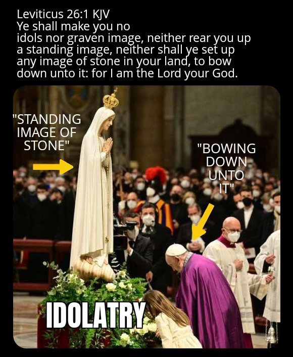 faithwillsaveu's tweet photo. Is this idolatry? 🤔
A. Yes
B. No https://t.co/6mJvnZ25SD