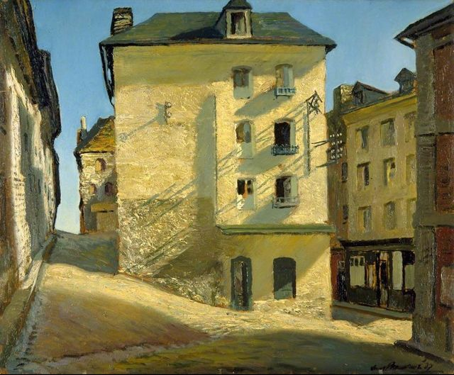 *Sun on a House, Dieppe* by James Proudfoot (1908–1971)