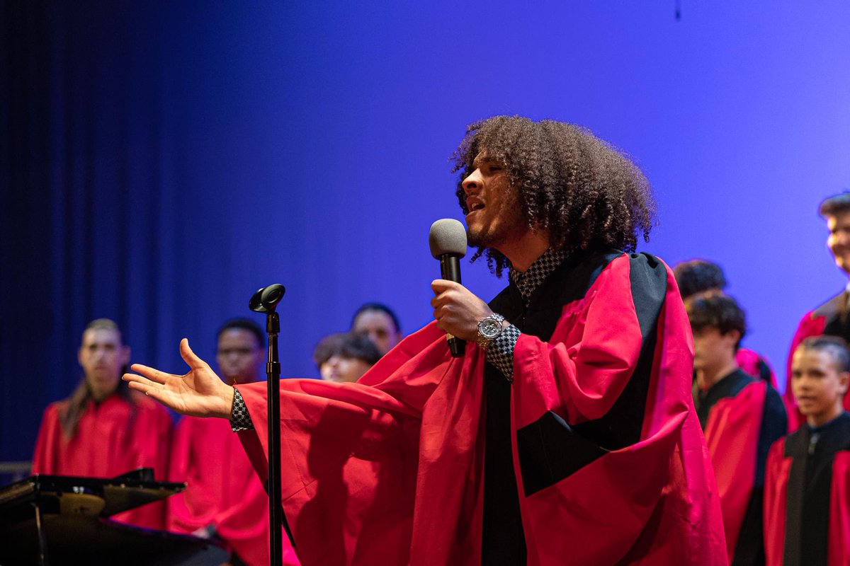 Cavon Wise has been a part of the choir &amp; drama programs since 7th grade. He has always been a kid I could count on &amp; has always been appreciative of every opportunity that he has had. Cavon plans on attending Muskingum College to further his education. #senior2024