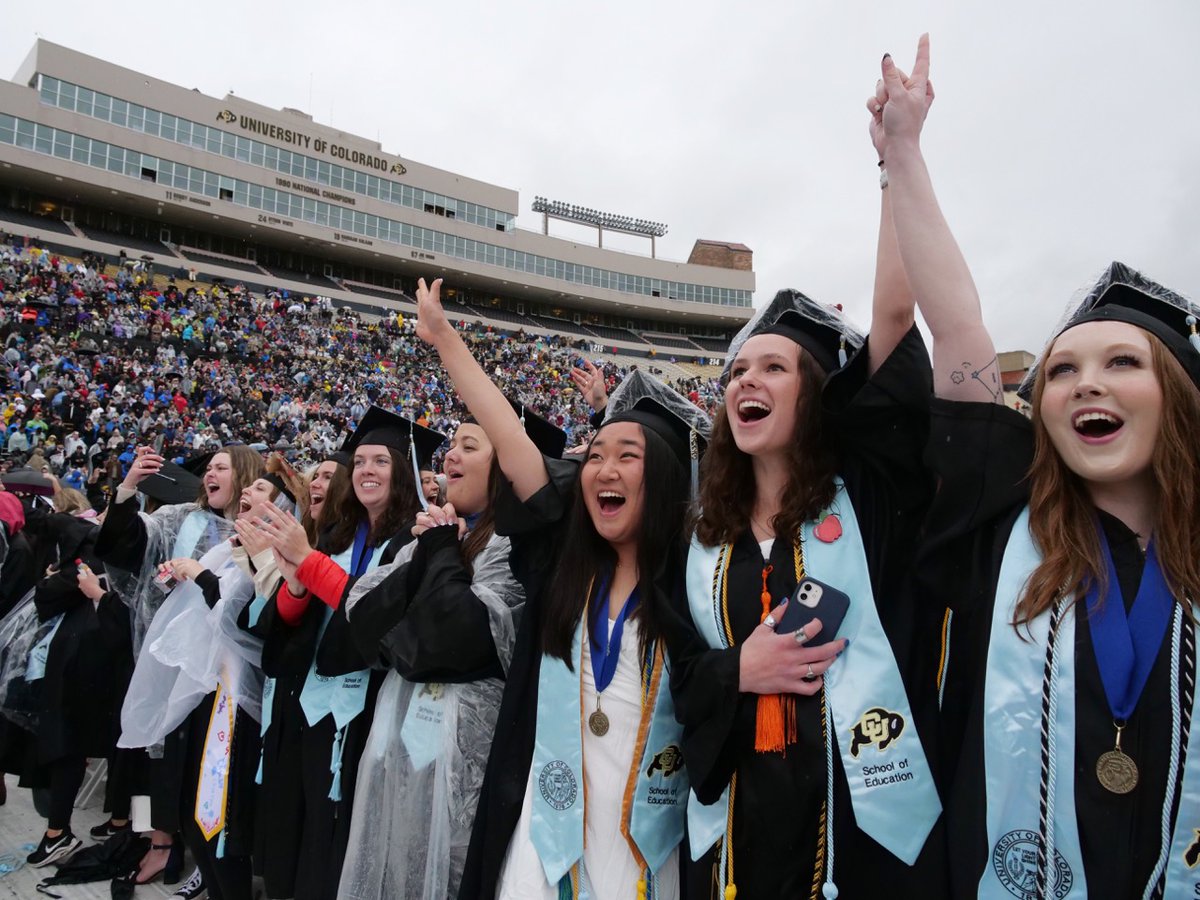 The Class of 2024 entered college during one of the most challenging times in our world. Now, these talented and innovative graduating students share words of wisdom as start their next adventures as #ForeverBuffs. READ MORE: colorado.edu/today/2024/04/…