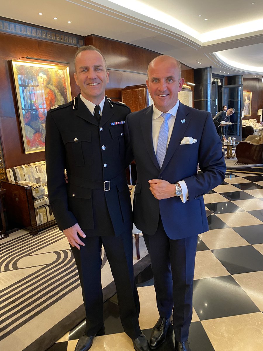 So proud of my big brother Russell today being invited to meet our King. You don’t become the Assistant Chief Constable of the Lancashire Police force without decades of hard work. #proud #little #brother #police #love