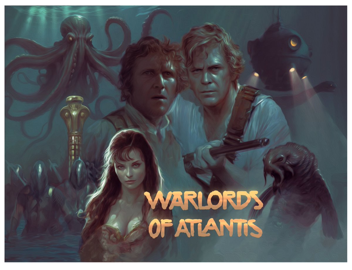 Warlords of Atlantis #DougMcClure #PeterGilmore #MonsterMovie