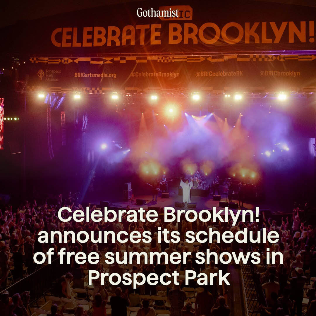 BRIC Celebrate Brooklyn! has announced the schedule for its 46th annual festival of free summertime concerts at the Bandshell in Prospect Park, which runs from June through August and features a total of 18 events, including a film screening. bit.ly/4buKUKY