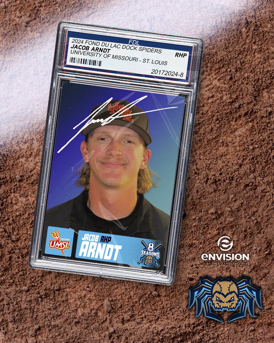 DockSpiders's tweet photo. Welcome to Fond du Lac, RHP Jacob Arndt, presented by Envision Greater Fond du Lac! #SpinTheWeb https://t.co/iVS1osaTWG