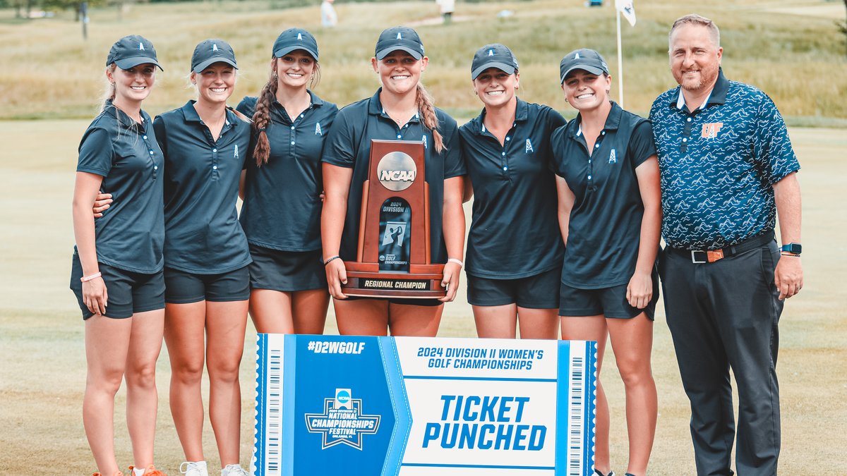 The women's golf team wins the NCAA Division II East Regional for the third consecutive year.

The Oilers have officially punched their ticket to the NCAA Division II National Championship which will be hosted in Winter Garden, Fla. on May 21-25.

⛳️: findlayoilers.com/news/2024/5/8/…