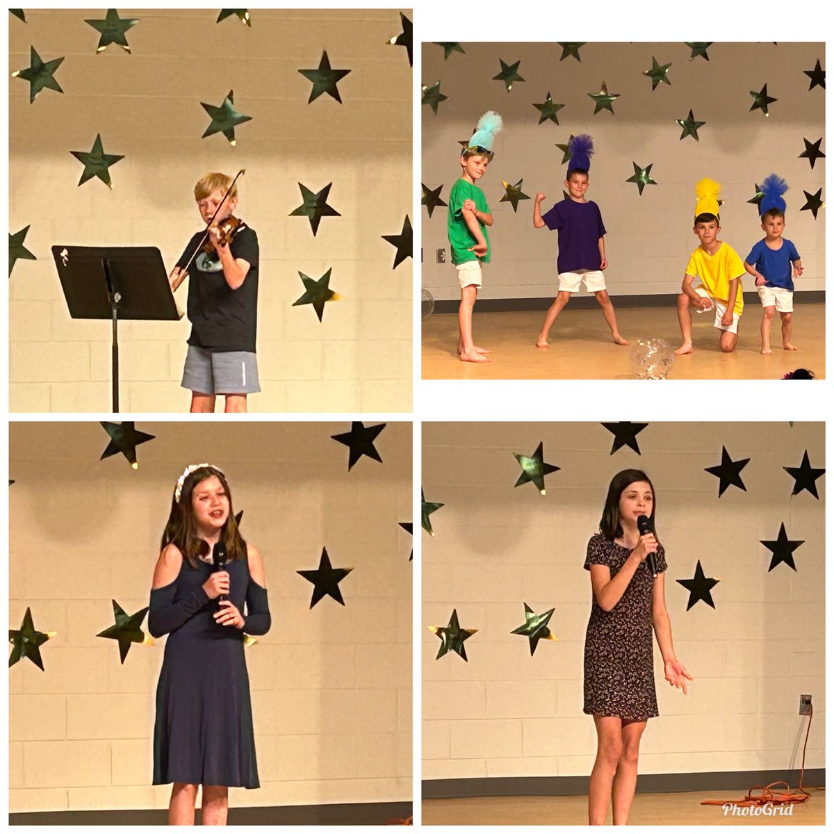 The stars were out tonight at the Blanche Sims Elementary Talent Show in front of a packed house!