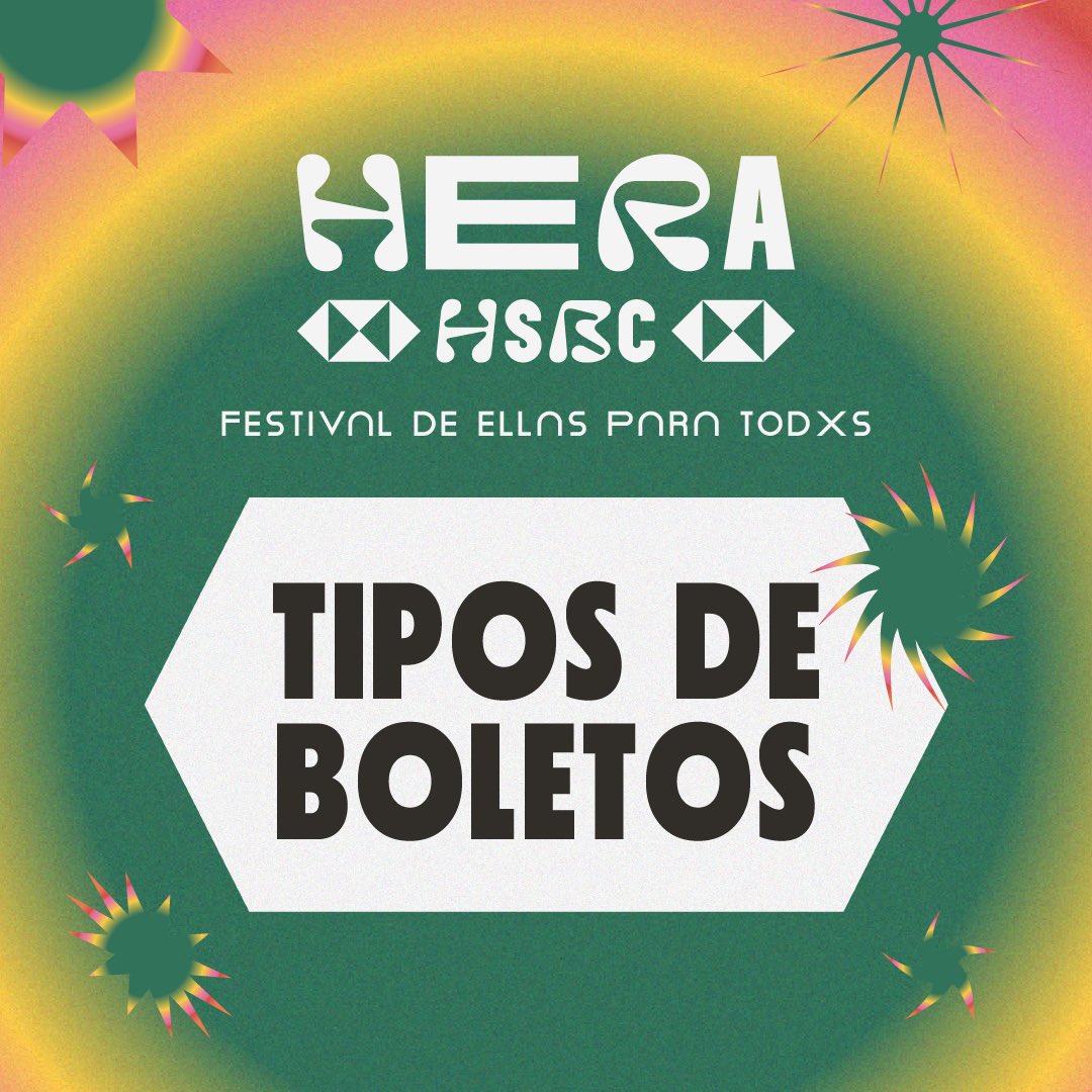 Aquí tienen los beneficios de cada tipo de boleto en #HeraHSBC24. ⚡✨
 
Recuerden que en la zona VIP cuentan con pit frontal en el escenario principal y en el escenario secundario.

🎟️: bit.ly/HeraHSBC24