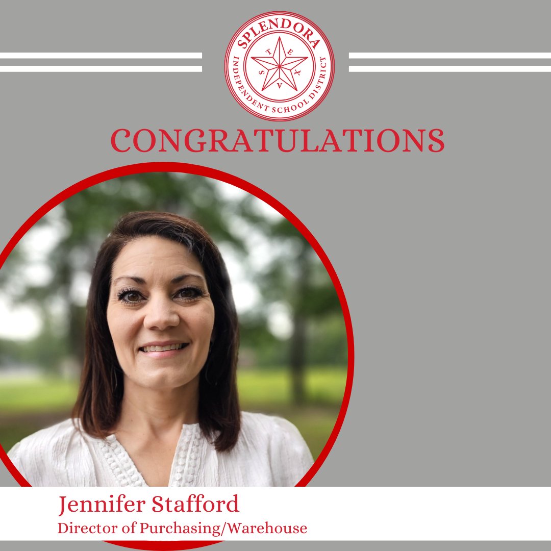 Help us welcome Jennifer Stafford as our new Director of Purchasing/Warehouse. With a 12-year background in purchasing, Jennifer has honed her skills in districts such as Tomball, Conroe, and Deer Park. Her experience and insights will be a valuable addition to our team!