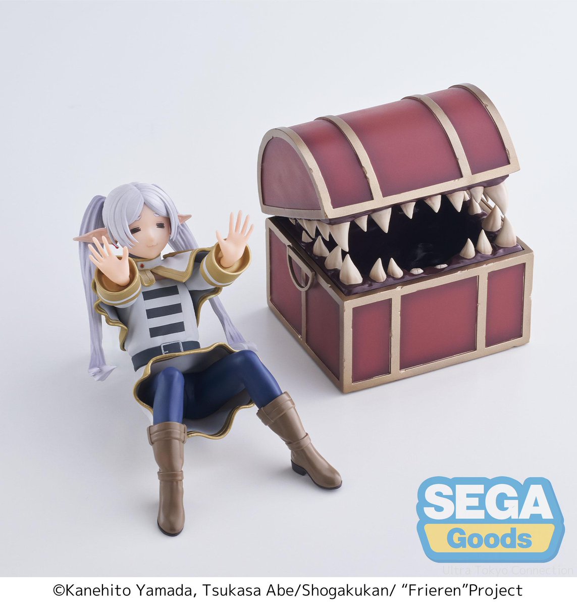 Even the most powerful mages can't resist the temptation of mimics... Luckily, you can help free Frieren from the trap with her newest figure from SEGA! ✨ GET: got.cr/frierenmimicfi…