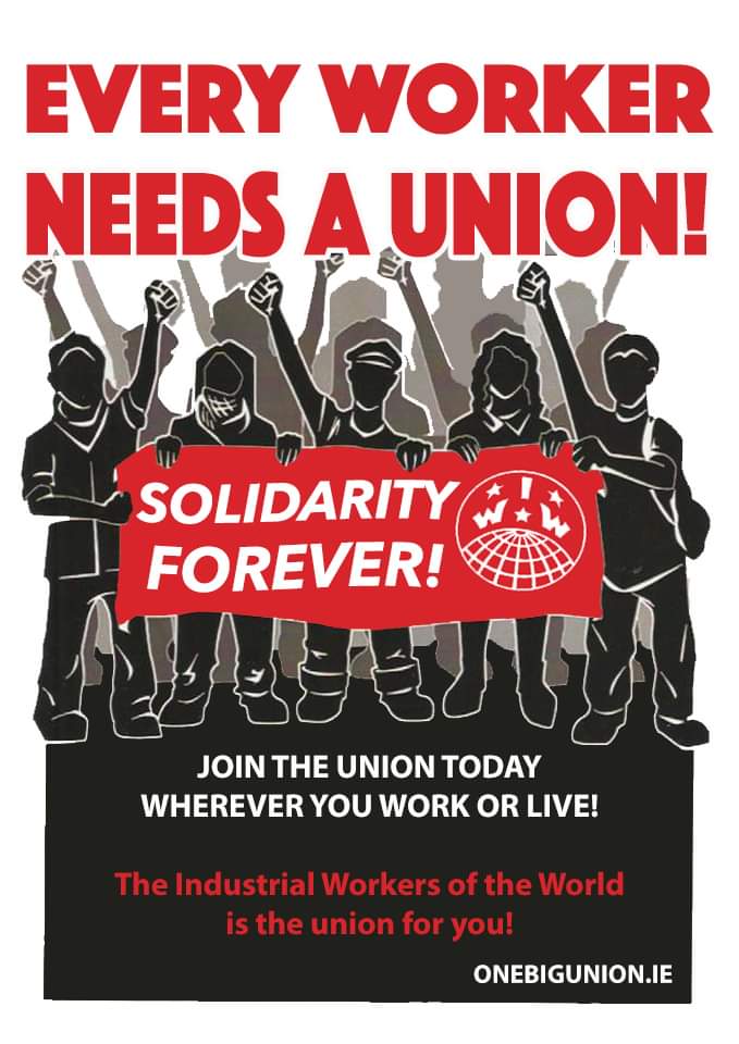 #EveryWorkerNeedsaUnion #jointhewobblies For a workers lead union such as the IWW, we believe that every worker needs to be part of a union. You can join the IWW today wherever you work or live, no matter if you are working or not. iww.org.uk/join