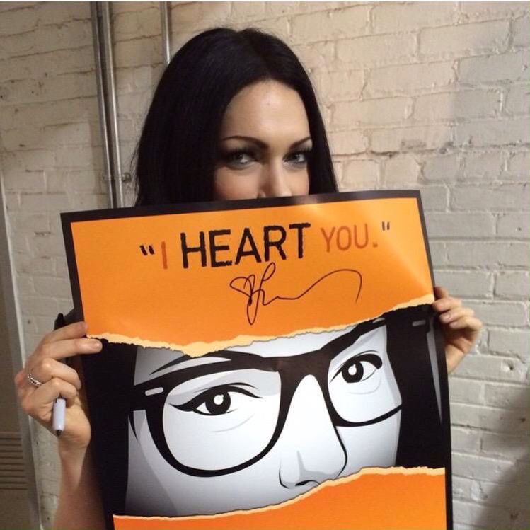 i love you laura prepon with alex vause poster