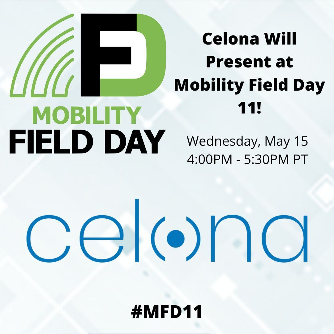 We'll have @Celonaio  presenting next Wednesday as part of Mobility Field Day 11! Tune in at 4:00 PM US/Pacific time. #MFD11 

Learn more: buff.ly/46s3bpm