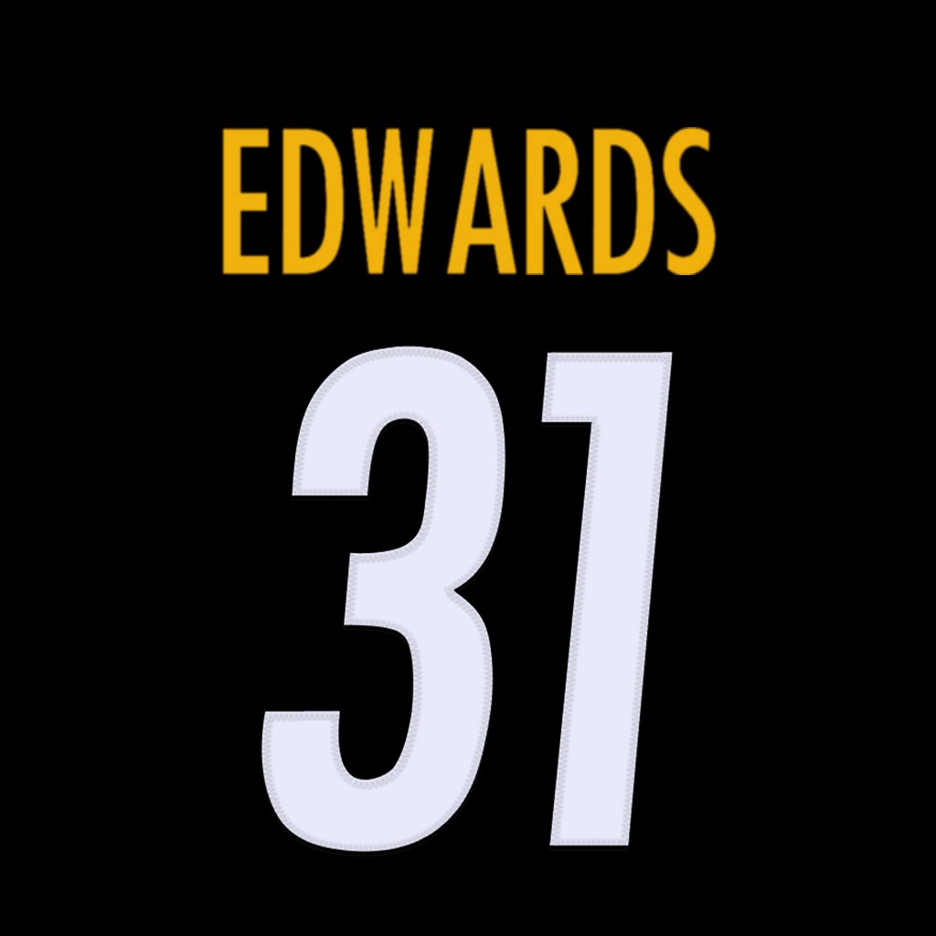 Pittsburgh Steelers RB Daijuan Edwards is wearing number 31. Currently shared with Kalon Barnes. #HereWeGo