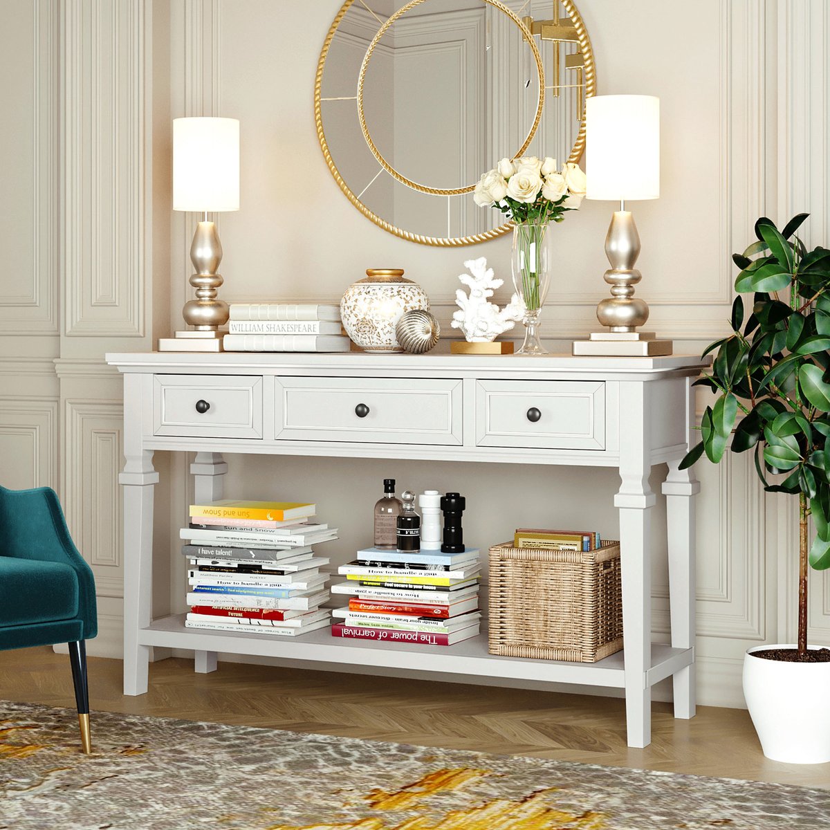 Swing into Spring with Our Exclusive Decor!
TREXM Classic Retro Style Console Table with Three Top Drawers and Open Style Bottom Shelf

lilliesoutdoordecor.com

Tap our LINK to shop.
#porchdecor #summer #landscapedesign #weddingdecor #gardeninspiration #backyardliving #gardening