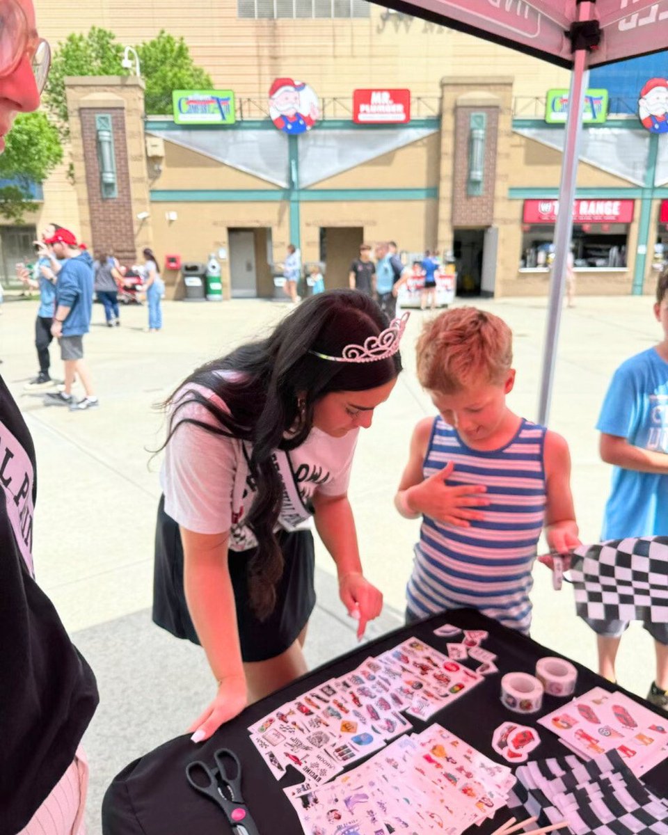 Princesses at the ballpark! Before the first pitch, the princesses had a blast sharing all about Kids' Day and Rookie Run with families. Thank you to the @indyindians for hosting our princesses! Be sure to come out for Kids' Day and Rookie Run this Saturday, May 11! 👟