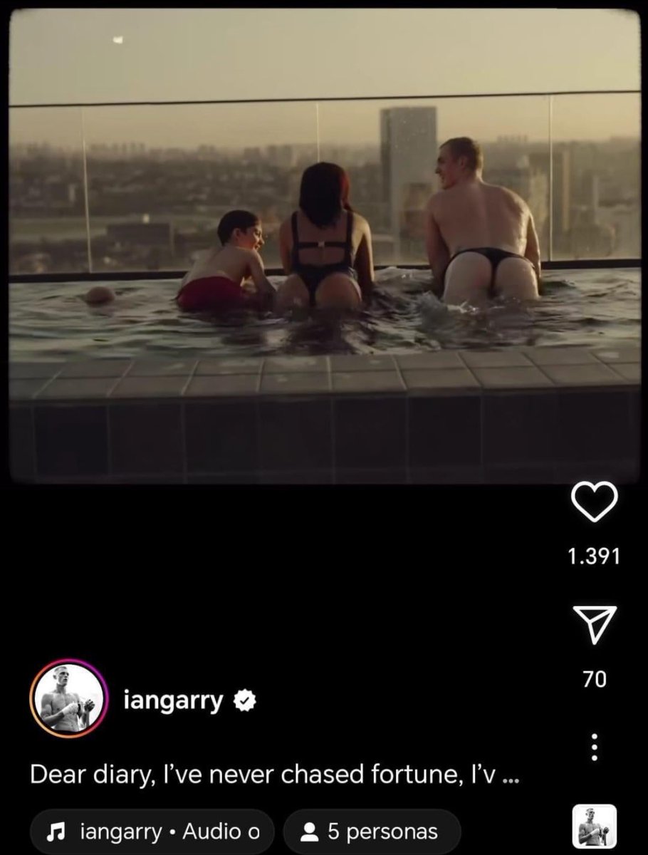 Ian Garry sure knows how to complement a drowning baby photo 💀