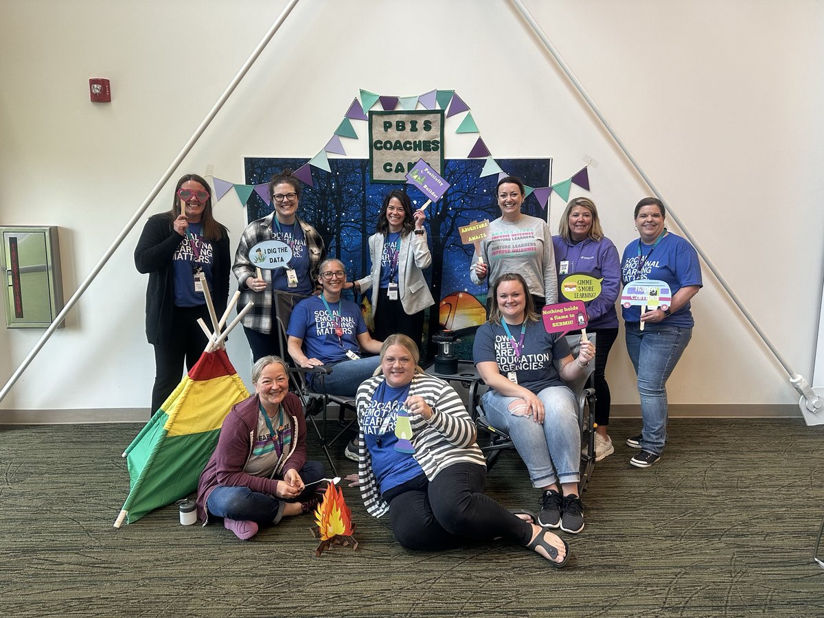 #EveryDayAtHeartlandAEA 💜  

Our SEBMH Lead Team recently provided a day 'camp' of learning for educators involved with implementing Positive Behavior Interventions & Supports (PBIS) in their districts/schools. They may have had some fun, too! 🏕️🌅

#EveryDayAtAEA #HeartlandAEA