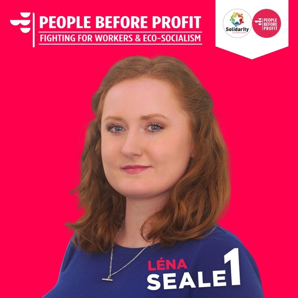 #LE2024 candidate @LenaSealePBP (People Before Profit, Dublin City Council – #Cabra #Glasnevin). People Before Profit are in favour of a ban on hare coursing and fox hunting and an end to funding for greyhound racing banbloodsports.wordpress.com/2019/09/17/dub… #LE24