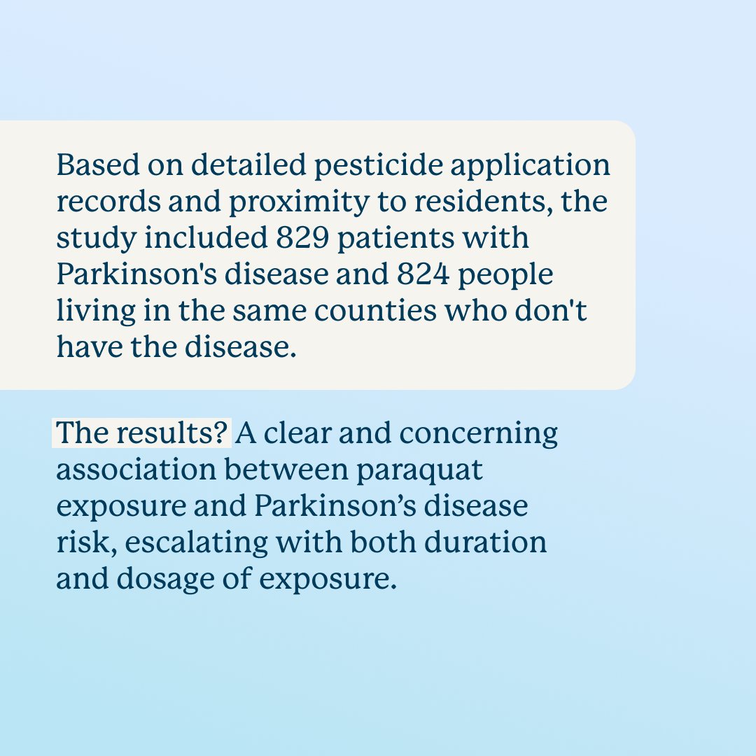 UCLA researchers dive deep into the connection between the widely used pesticide, #paraquat, and the onset of Parkinson's. Read the full article here: bit.ly/3Qq3PyF #EnvironmentalHealth #Research @dgsomucla