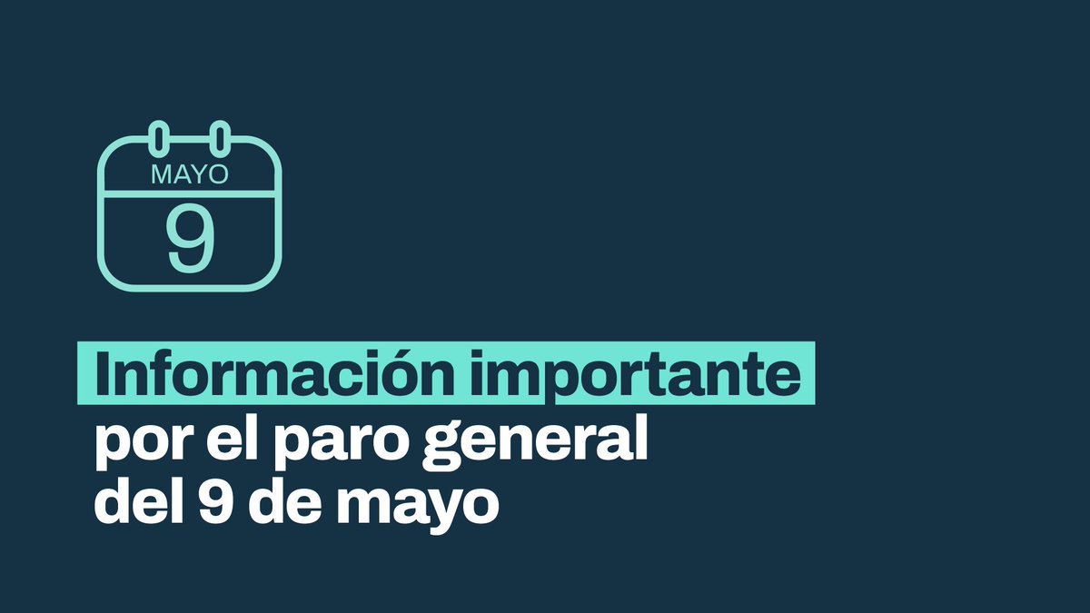 Información importante para este jueves 9 de mayo:

- Se libera el estacionamiento medido todo el día.
- Está permitido estacionar en todas las calles, menos en los lugares donde la prohibición rige las 24 h.
- Ecobici: no se cobra el uso.

Servicios que mantienen su