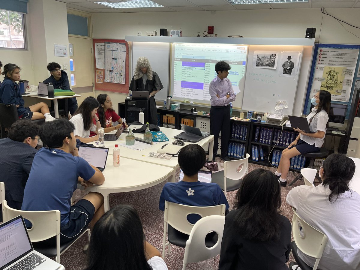 Mike Wing (@wing_mwing) on Twitter photo Mock trial fun <a href="/aishongkong/">American International School</a> keeps the learning #Real and #Engaged as freshman students debate the dropping of the Atomic bomb! <a href="/AISEaglesCall/">AIS Eagles Call</a> <a href="/Meg_Rob22/">Meghan Robertson</a> <a href="/asimpsonEDU/">Anita Simpson</a> <a href="/zpostedu/">Zach Post</a> <a href="/DoctorBaumA/">Aaron N. Baumgartner</a> <a href="/MrsMorrisonEDU/">Linda Morrison</a> Mock trial fun <a href="/aishongkong/">American International School</a> keeps the learning #Real and #Engaged as freshman students debate the dropping of the Atomic bomb! <a href="/AISEaglesCall/">AIS Eagles Call</a> <a href="/Meg_Rob22/">Meghan Robertson</a> <a href="/asimpsonEDU/">Anita Simpson</a> <a href="/zpostedu/">Zach Post</a> <a href="/DoctorBaumA/">Aaron N. Baumgartner</a> <a href="/MrsMorrisonEDU/">Linda Morrison</a>