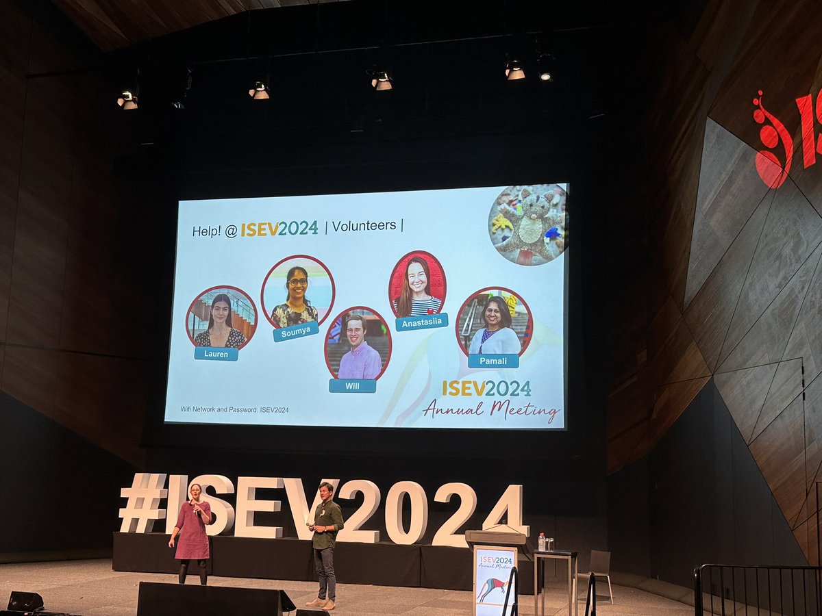 Proud to be a part of this amazing meeting #ISEV2024. Please ask away any help/questions from our lovely volunteer team through out the conference! <a href="/IsevOrg/">ISEV</a> @IsevComms