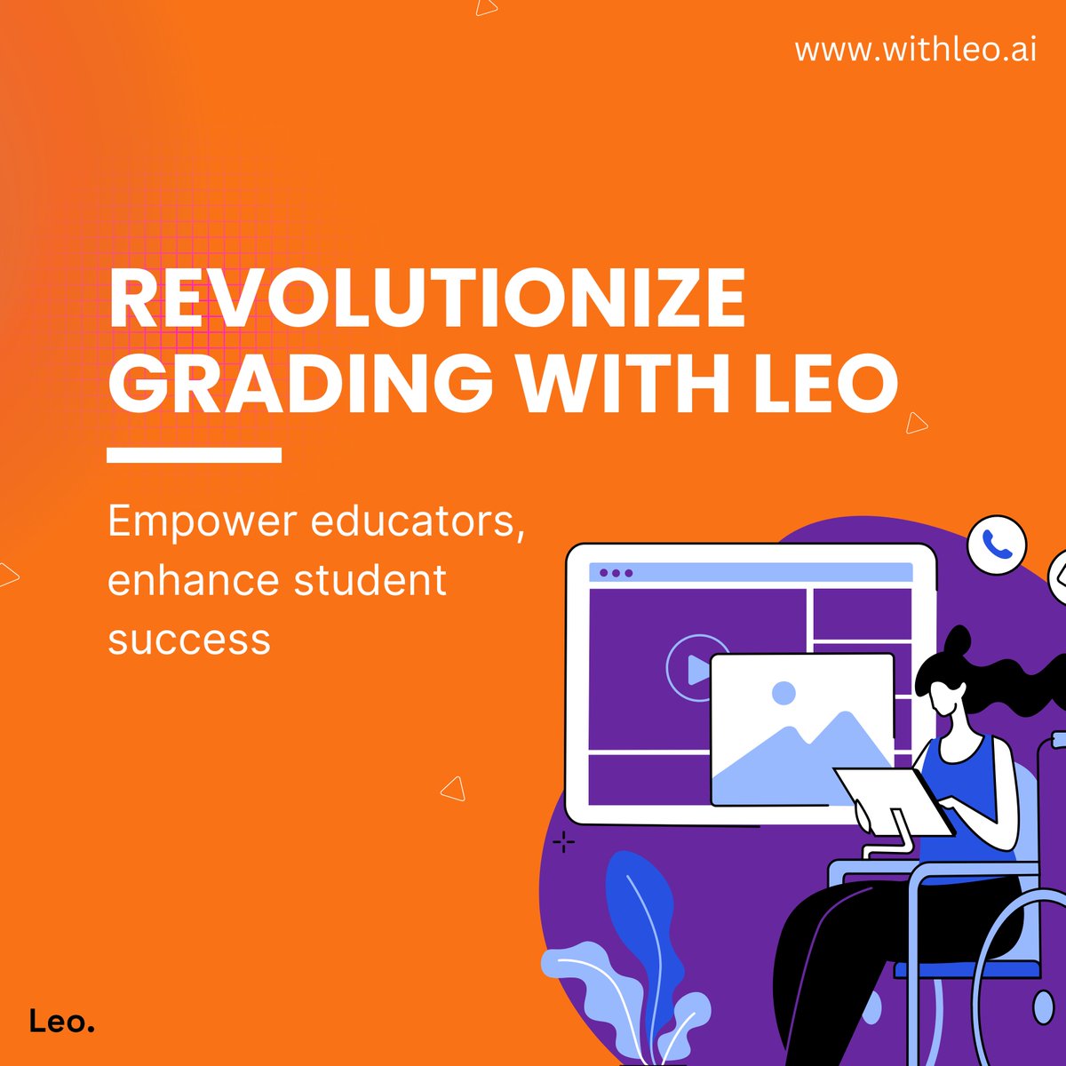 Optimize grading at your school with Leo: an AI system saving time, offering insights into student progress, ensuring fairness, and boosting educational standards. Explore the future of #education at withleo.ai #AI #edtech #teaching #AIinEducation #TeacherTools