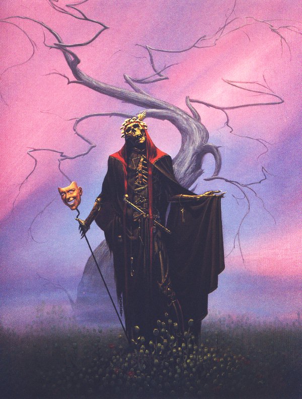 💀HE Who will guide the rash one beyond all the worlds into the Abyss of unnamable Devourers. For HE is 'UMR AT-TAWIL, the Most Ancient One, which the scribe rendereth as THE PROLONGED OF LIFE🎨Art: Michael Whelan💀#HPLovecraft #Lovecraftian #Monster #Mythos #HorrorArt #Horror
