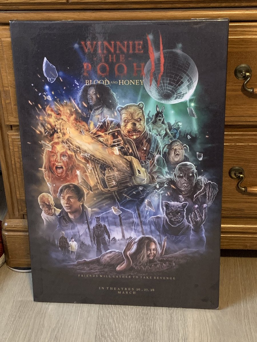 @poohbandh my poster just came in on Saturday it looks great now I have to get autographs of actors,actresses, producers, writers, and director I want to give a shout out to all who did this film this was such a blast I want say thank you so much for all your hard work.