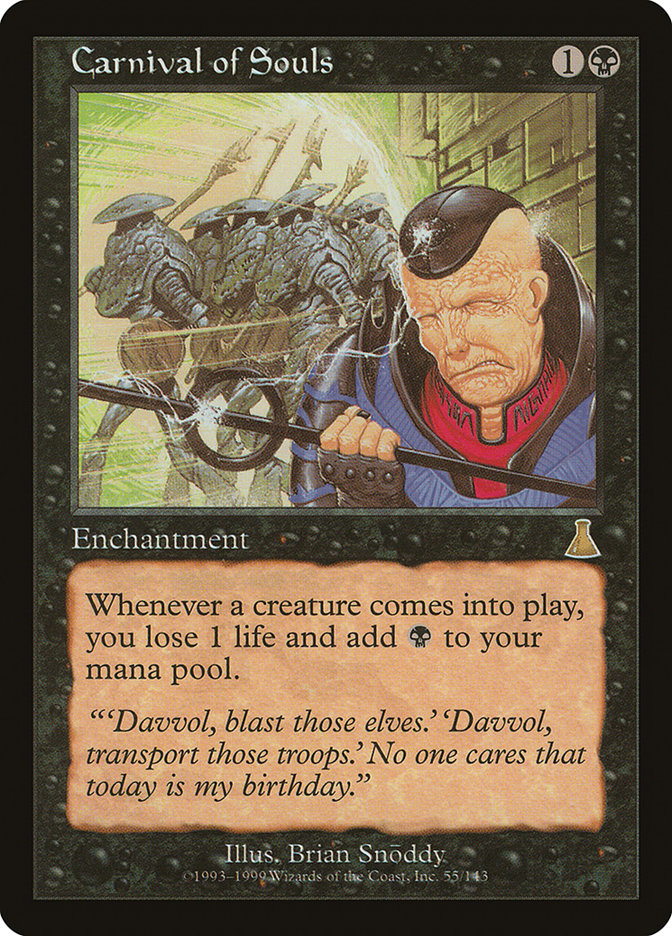 What's your favorite flavor text on a card?

Mine:
#wotcstaff